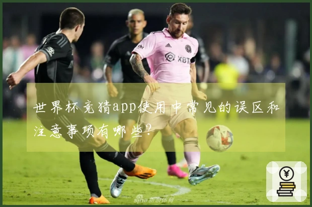 世界杯竞猜app使用中常见的误区和注意事项有哪些？