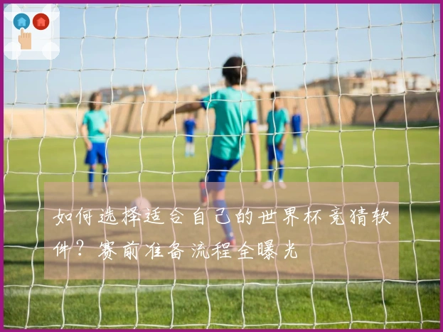 如何选择适合自己的世界杯竞猜软件？赛前准备流程全曝光